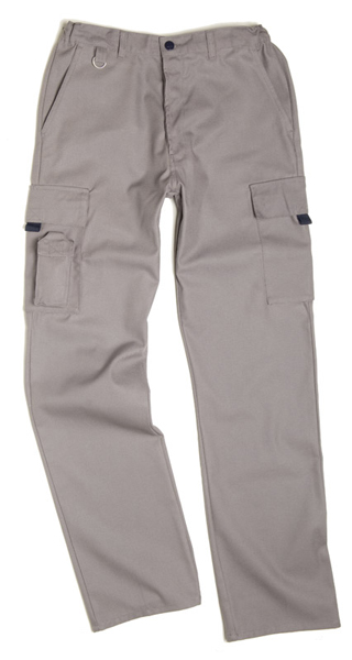Pantalon Multipoches Gris Gris Acier, à personnaliser avec le logo de votre club. Pantalon Multipoches Gris Gris Acier