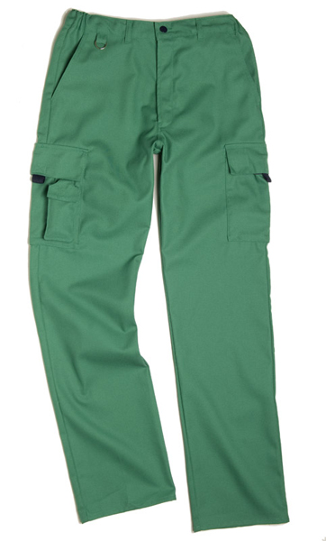 Pantalon Multipoches Vert Vert Amazonie, à personnaliser avec le logo de votre club. Pantalon Multipoches Vert Vert Amazonie
