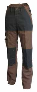 Pantalon Craft Worker Marron Marron / Noir, à personnaliser avec le logo de votre club. Pantalon Craft Worker Marron Marron / Noir