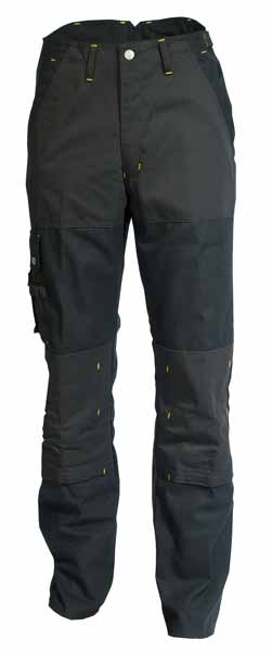Pantalon Craft Worker Noir Noir / Noir, à personnaliser avec le logo de votre club. Pantalon Craft Worker Noir Noir / Noir
