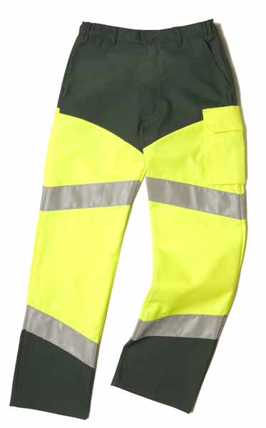 Pantalon HV Fluo Safe Jaune Jaune Fluo / Vert US, à personnaliser avec le logo de votre club. Pantalon HV Fluo Safe Jaune Jaune Fluo / Vert US