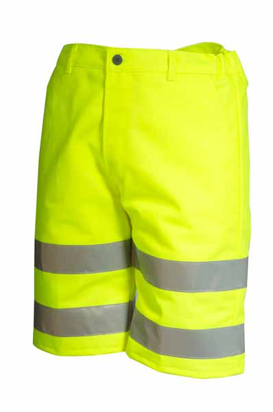 Bermuda HV Fluo Safe Jaune Jaune Fluo, à personnaliser avec le logo de votre club. Bermuda HV Fluo Safe Jaune Jaune Fluo