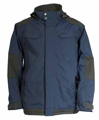 Parka Craft Worker Bleu Bleu Navy / Noir, à personnaliser avec le logo de votre club. Parka Craft Worker Bleu Bleu Navy / Noir