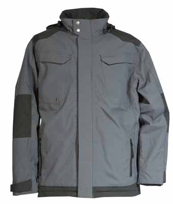 Parka Craft Worker Gris Gris Convoy / Noir, à personnaliser avec le logo de votre club. Parka Craft Worker Gris Gris Convoy / Noir