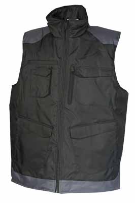 Gilet de froid Craft Worker Noir Noir / Gris Convoy, à personnaliser avec le logo de votre club. Gilet de froid Craft Worker Noir Noir / Gris Convoy