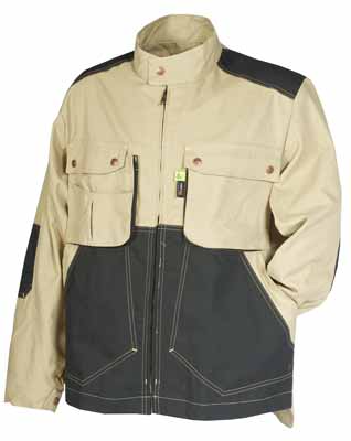Blouson Craft Worker Jaune Savane / Noir, à personnaliser avec le logo de votre club. Blouson Craft Worker Jaune Savane / Noir