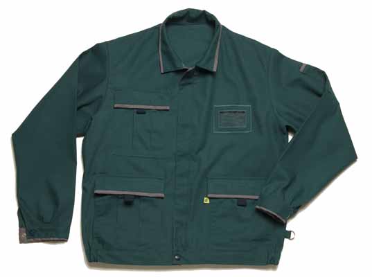 Blouson Multipoches Vert Vert Lierre / Gris, à personnaliser avec le logo de votre club. Blouson Multipoches Vert Vert Lierre / Gris
