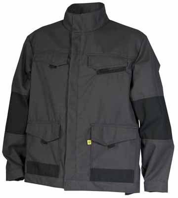 Blouson Facity Gris Gris Charcoal / Noir, à personnaliser avec le logo de votre club. Blouson Facity Gris Gris Charcoal / Noir