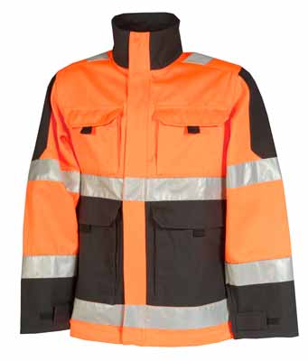 Blouson Fluo Tech Orange Orange Fluo / Gris Charcoal, à personnaliser avec le logo de votre club. Blouson Fluo Tech Orange Orange Fluo / Gris Charcoal