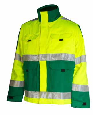 Blouson Fluo Tech Jaune Jaune Fluo / Vert Amazonie , à personnaliser avec le logo de votre club. Blouson Fluo Tech Jaune Jaune Fluo / Vert Amazonie