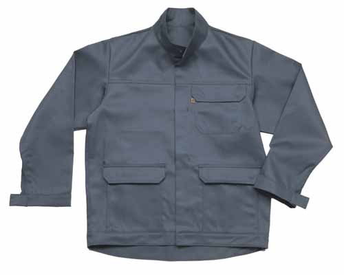 Blouson Anti-Acide Gris Gris Acier, à personnaliser avec le logo de votre club. Blouson Anti-Acide Gris Gris Acier