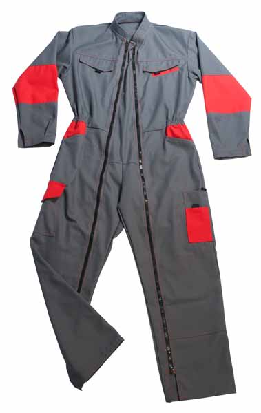 Combinaison 2 ZIP Facity Gris Gris Convoy / Rouge Empire, à personnaliser avec le logo de votre club. Combinaison 2 ZIP Facity Gris Gris Convoy / Rouge Empire