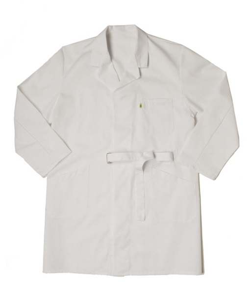 Blouse croisée Blanc Blanc, à personnaliser avec le logo de votre club. Blouse croisée Blanc Blanc