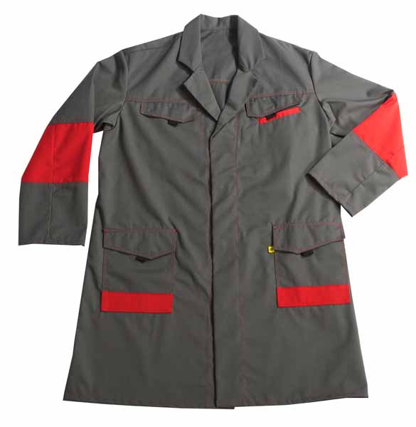 Blouse Facity Gris Gris Convoy / Rouge Empire, à personnaliser avec le logo de votre club. Blouse Facity Gris Gris Convoy / Rouge Empire
