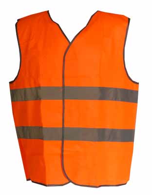 Gilet Homer Orange Orange Fluo, à personnaliser avec le logo de votre club. Gilet Homer Orange Orange Fluo