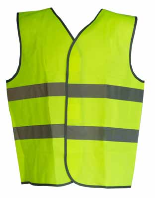 Gilet Homer Jaune Jaune Fluo, à personnaliser avec le logo de votre club. Gilet Homer Jaune Jaune Fluo