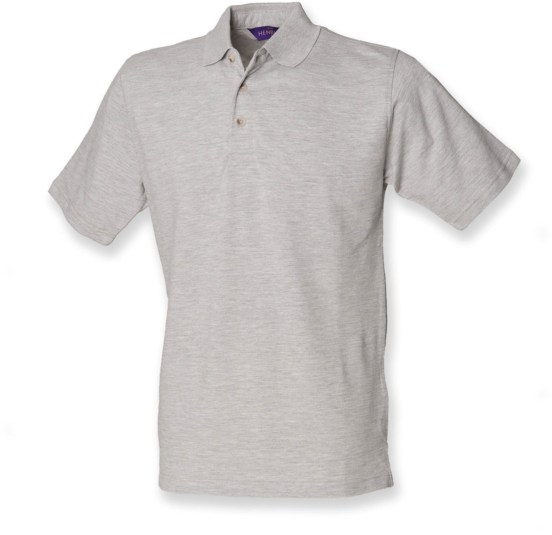 Polo CLASSIC homme Heather Grey Gris, Ã personnaliser avec le logo de votre club. Polo CLASSIC homme Heather Grey Gris
