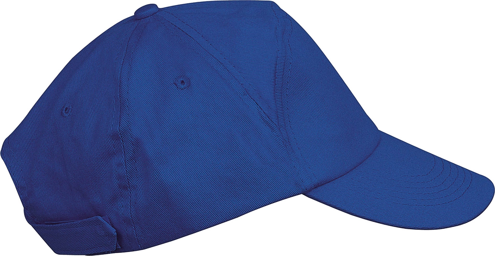 BAHIA - Casquette 7 panneaux Royal Blue Bleu, à personnaliser avec le logo de votre club. BAHIA - Casquette 7 panneaux Royal Blue Bleu