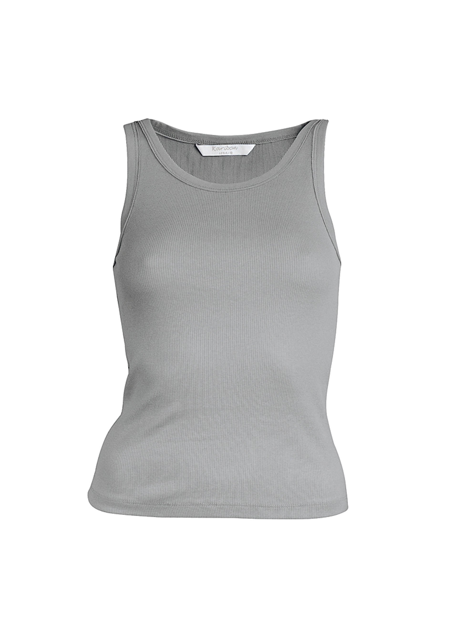 LISA - Débardeur femme Heather Grey Gris, à personnaliser avec le logo de votre club. LISA - Débardeur femme Heather Grey Gris