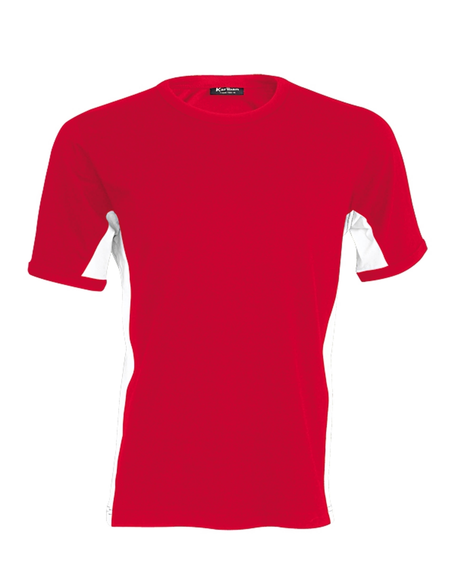 T-shirt enfant bicolore TIGER Red / White Rouge, à personnaliser avec le logo de votre club. T-shirt enfant bicolore TIGER Red / White Rouge