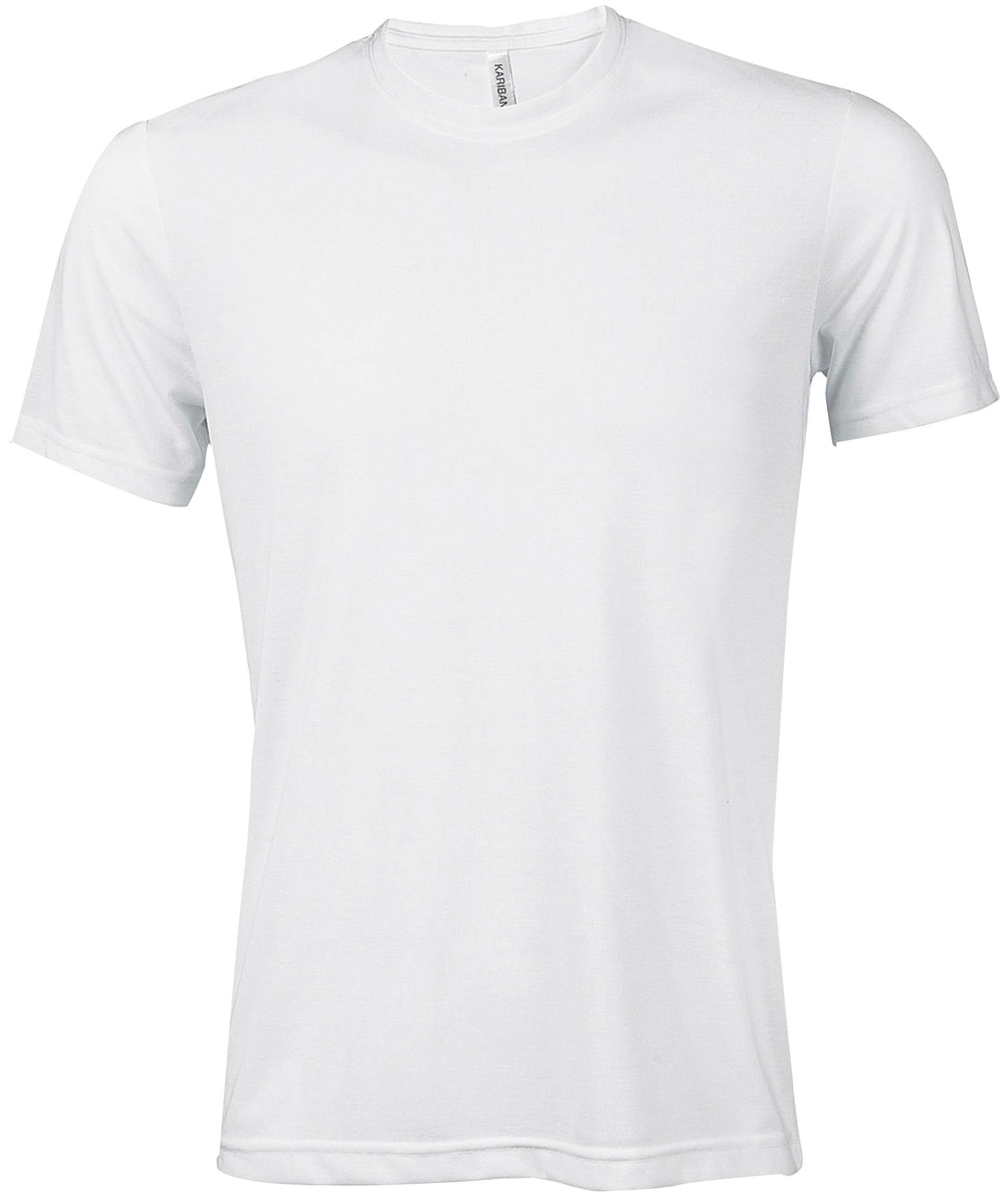 CHARLY - T-shirt sublimation White Blanc, à personnaliser avec le logo de votre club. CHARLY - T-shirt sublimation White Blanc