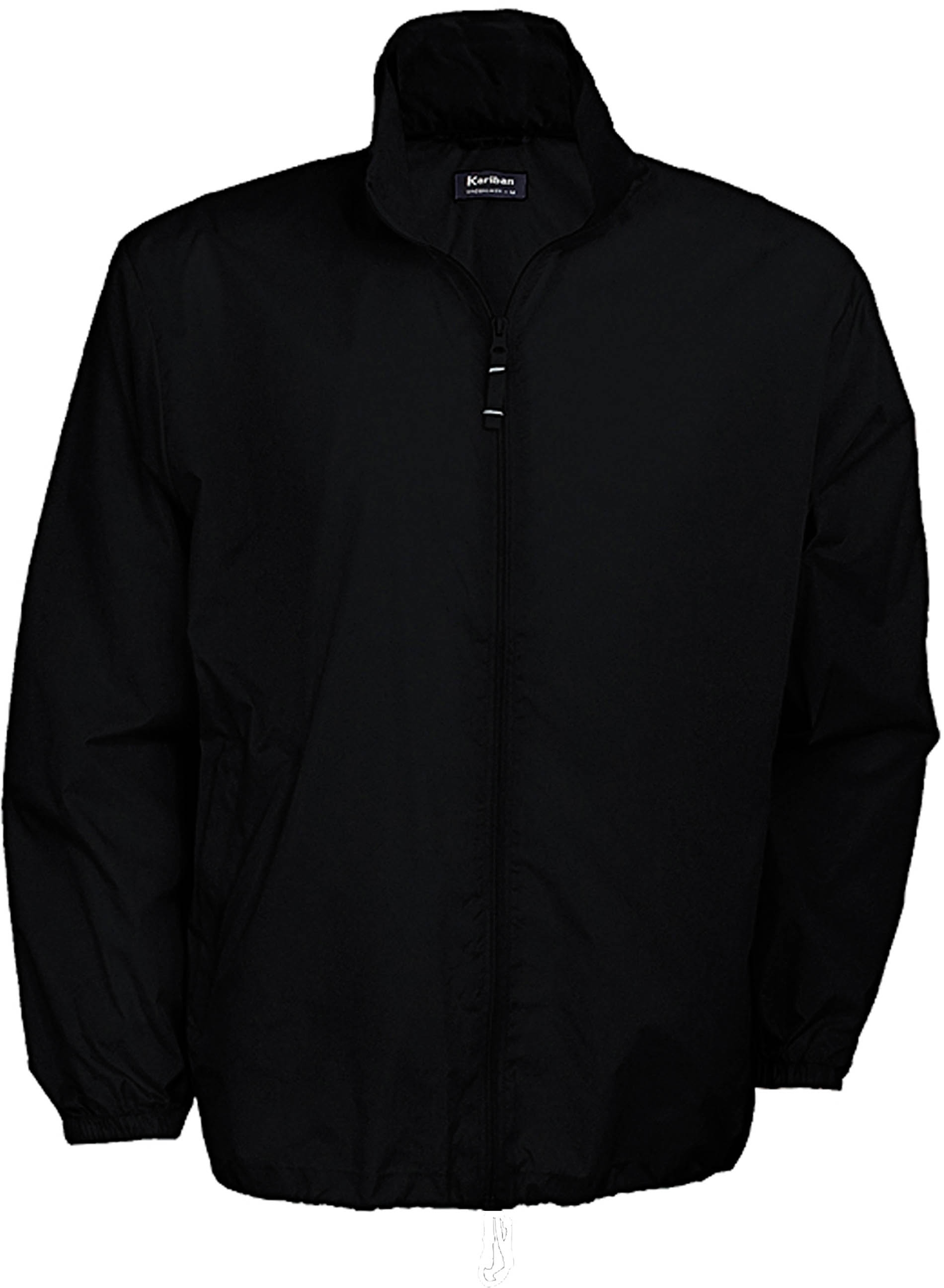 WINDBREAKER KIDS - Coupe-vent non doublé enfant Black Noir, à personnaliser avec le logo de votre club. WINDBREAKER KIDS - Coupe-vent non doublé enfant Black Noir