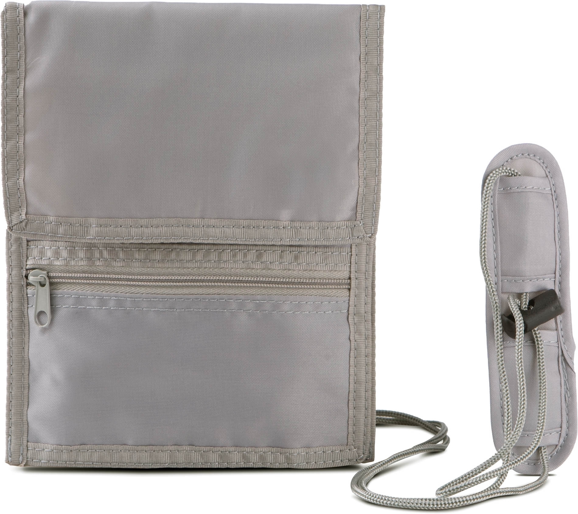 Porte monnaie Light Grey Gris, à personnaliser avec le logo de votre club. Porte monnaie Light Grey Gris