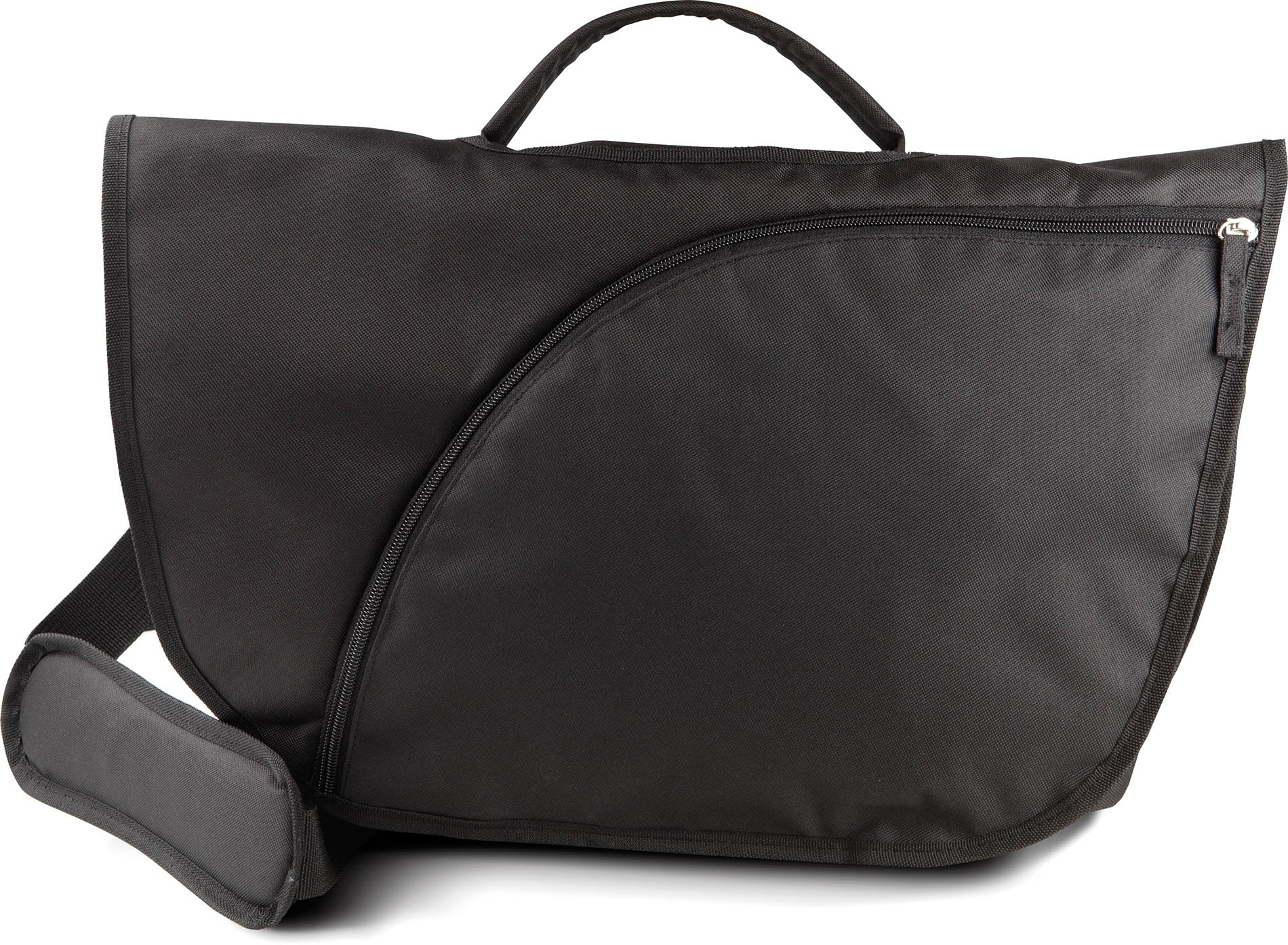 Sac ordinateur messenger 17” Black Noir, à personnaliser avec le logo de votre club. Sac ordinateur messenger 17” Black Noir