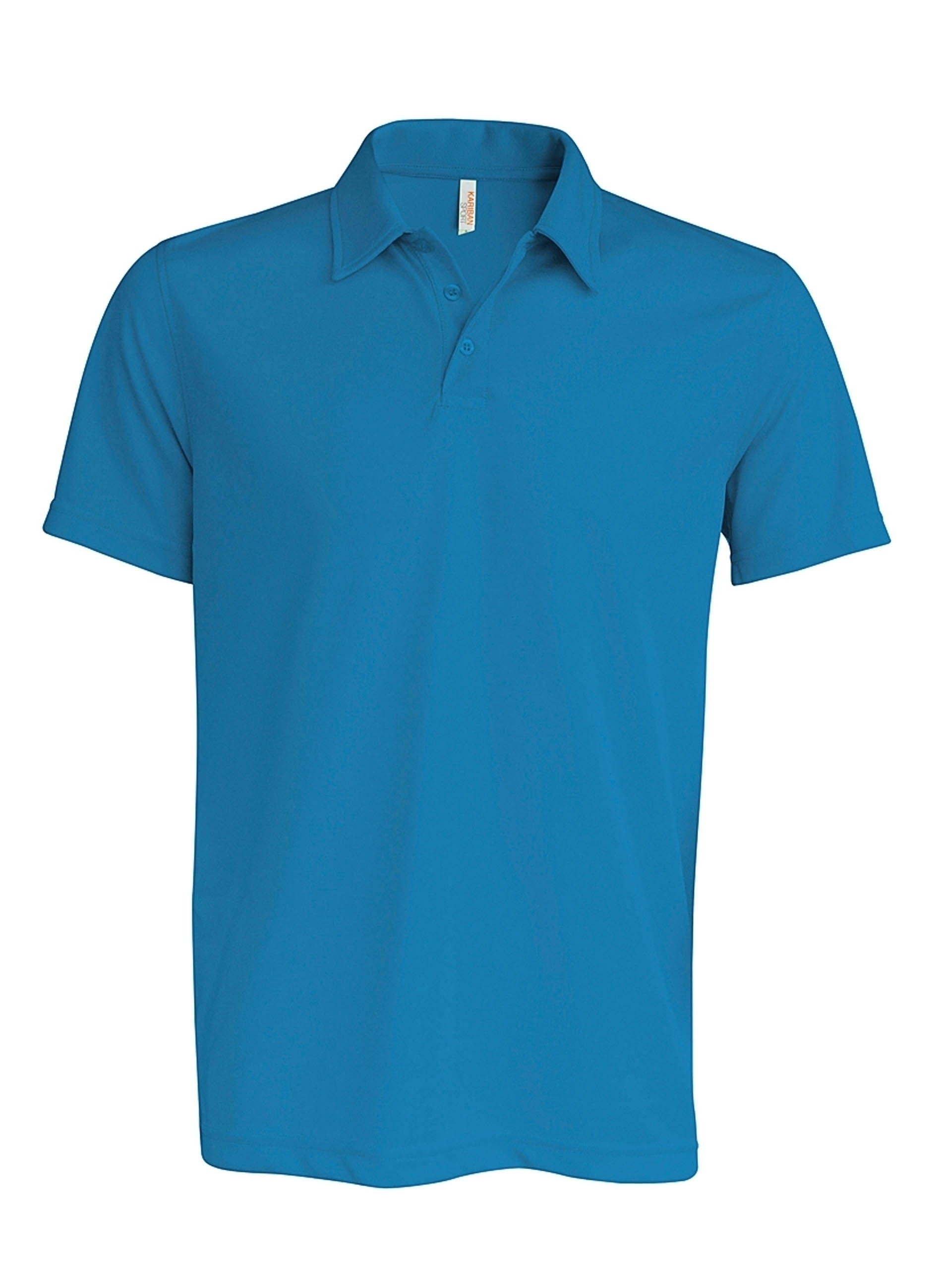 POLO HOMME COOL PLUS® Bleu Aqua Blue, à personnaliser avec le logo de votre club. POLO HOMME COOL PLUS® Bleu Aqua Blue
