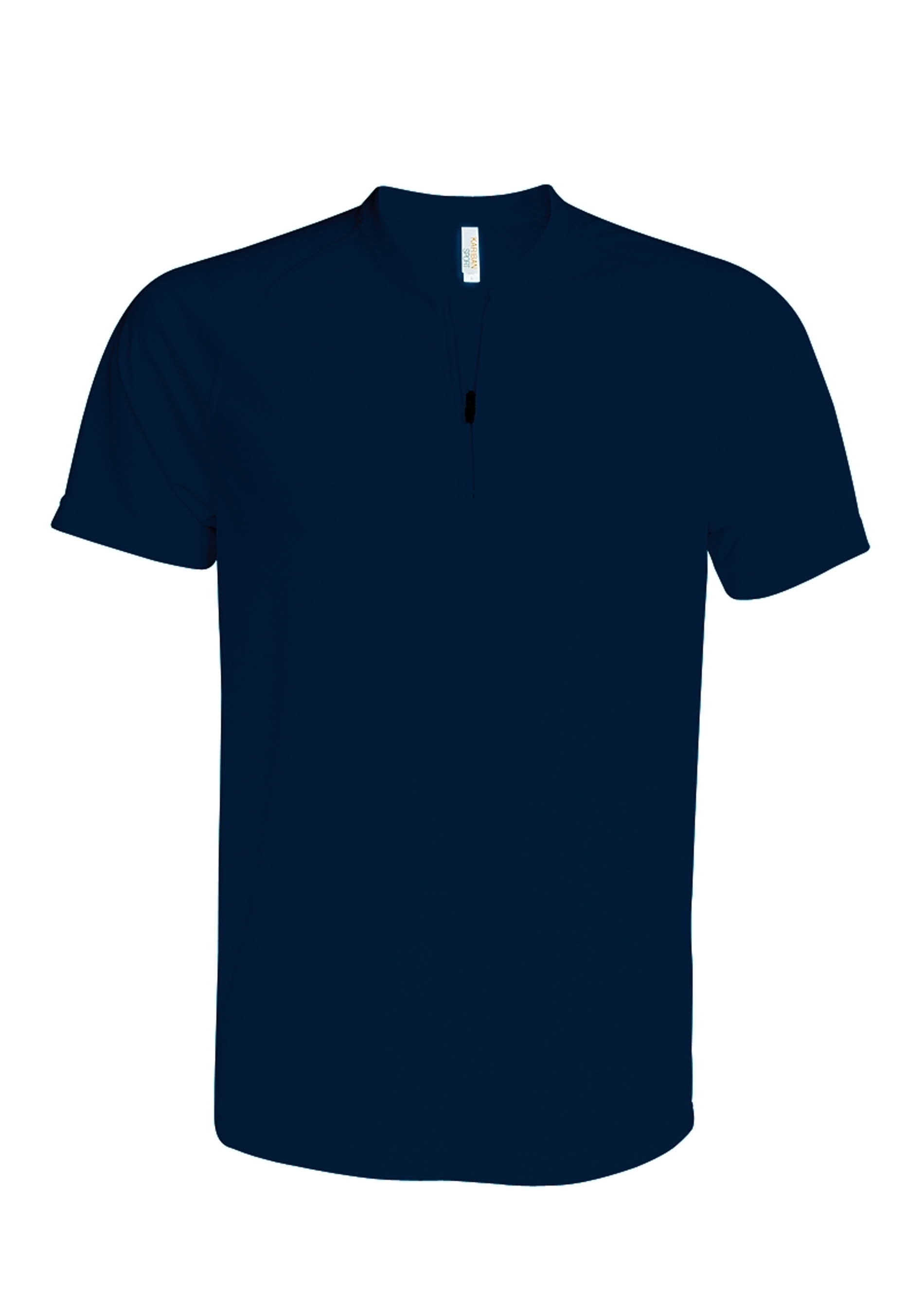 T-SHIRT SPORT QUART ZIP Navy Bleu, à personnaliser avec le logo de votre club. T-SHIRT SPORT QUART ZIP Navy Bleu