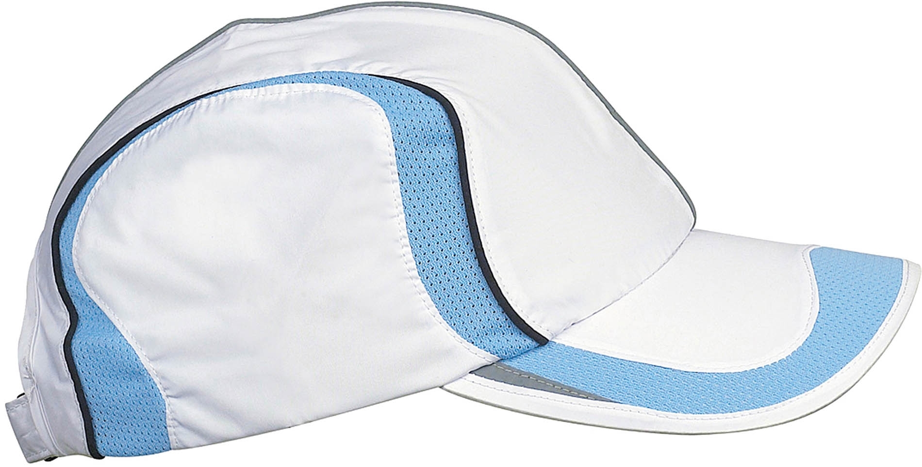 CASQUETTE sport FEMME White / Sky Blue Blanc, à personnaliser avec le logo de votre club. CASQUETTE sport FEMME White / Sky Blue Blanc