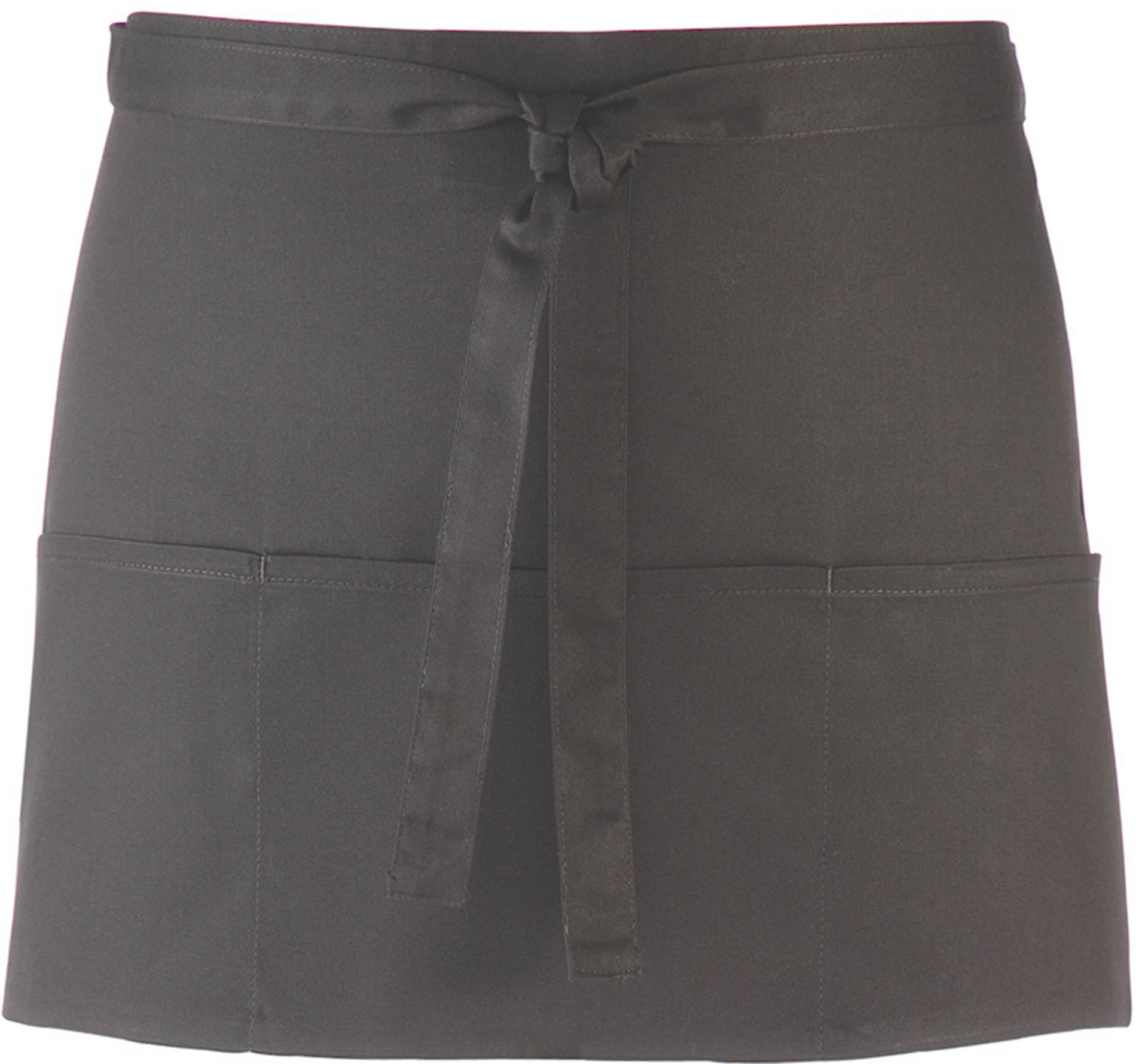 Tablier Serveur 3 poches Dark Grey Gris, à personnaliser avec le logo de votre club. Tablier Serveur 3 poches Dark Grey Gris