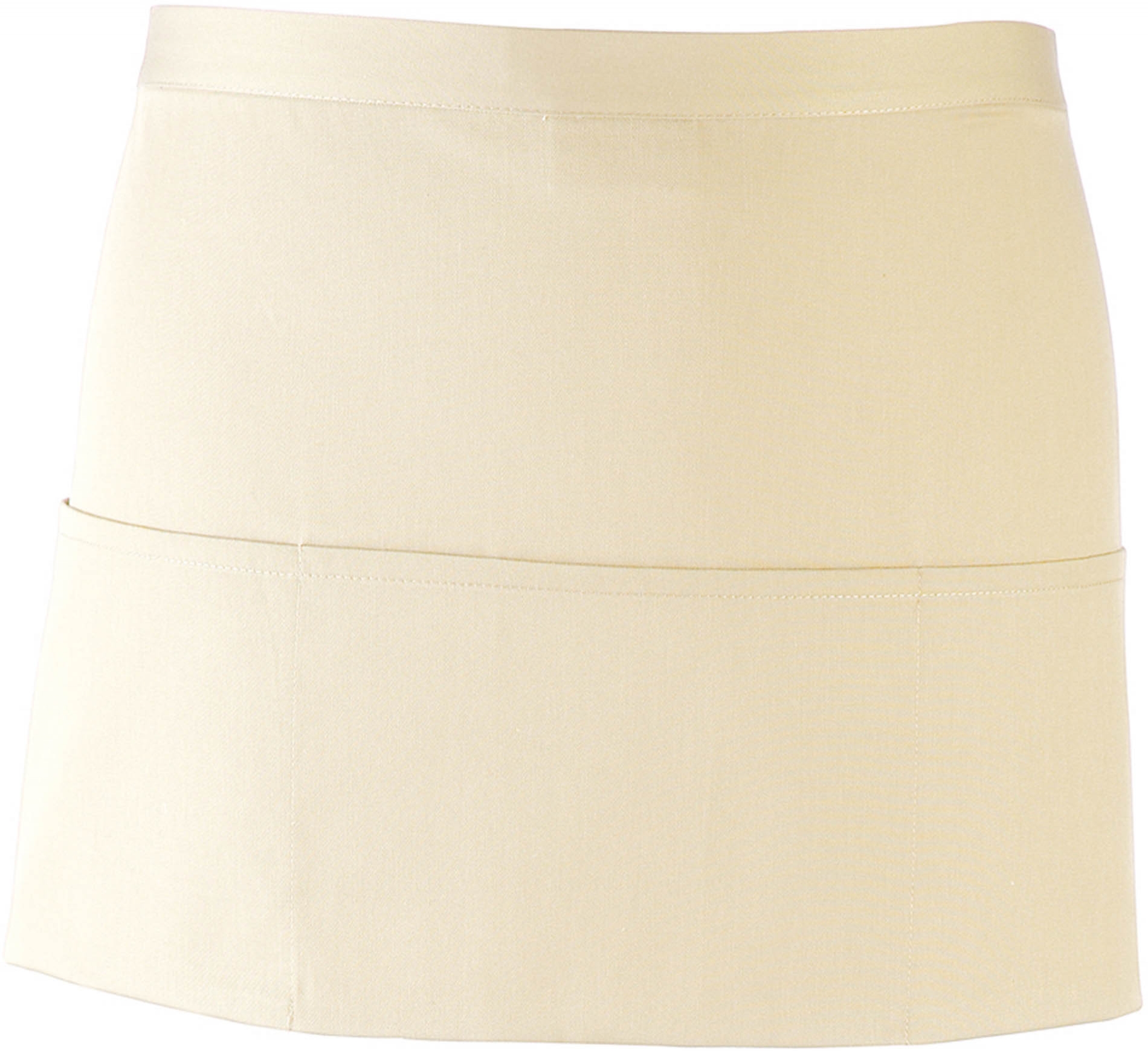 Tablier Serveur 3 poches Natural Beige, à personnaliser avec le logo de votre club. Tablier Serveur 3 poches Natural Beige