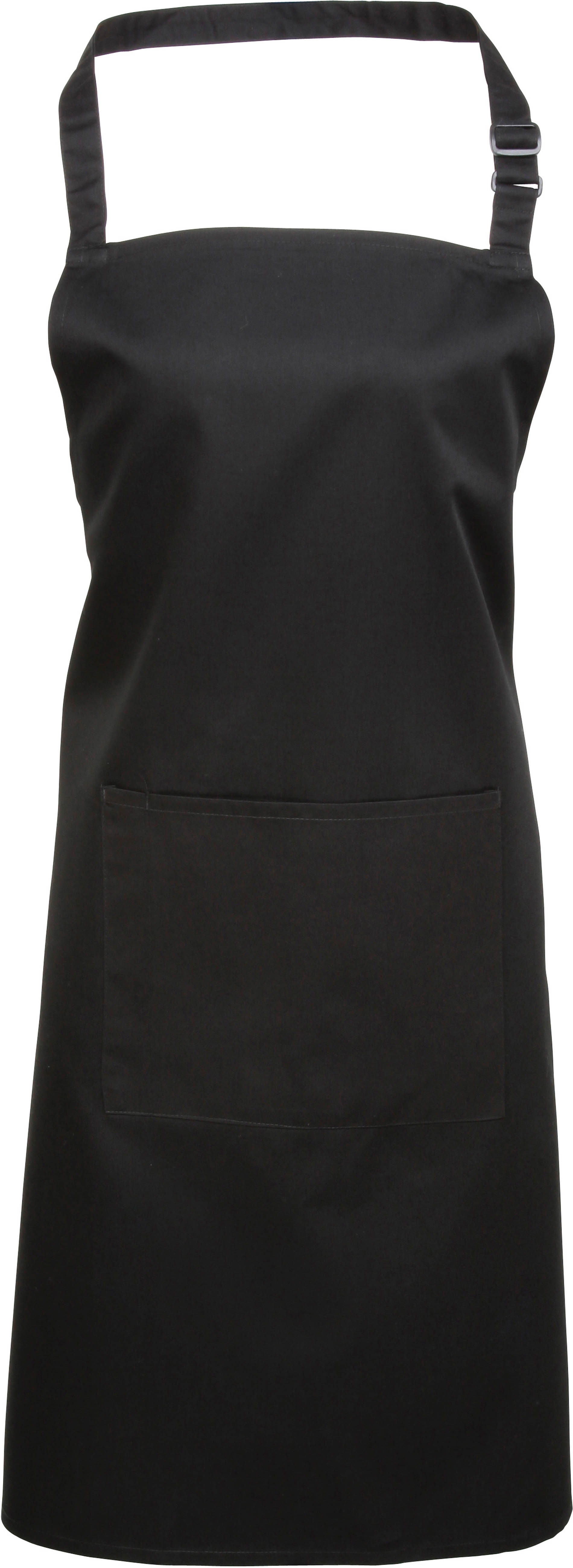TABLIER Bavette Black Noir, à personnaliser avec le logo de votre club. TABLIER Bavette Black Noir