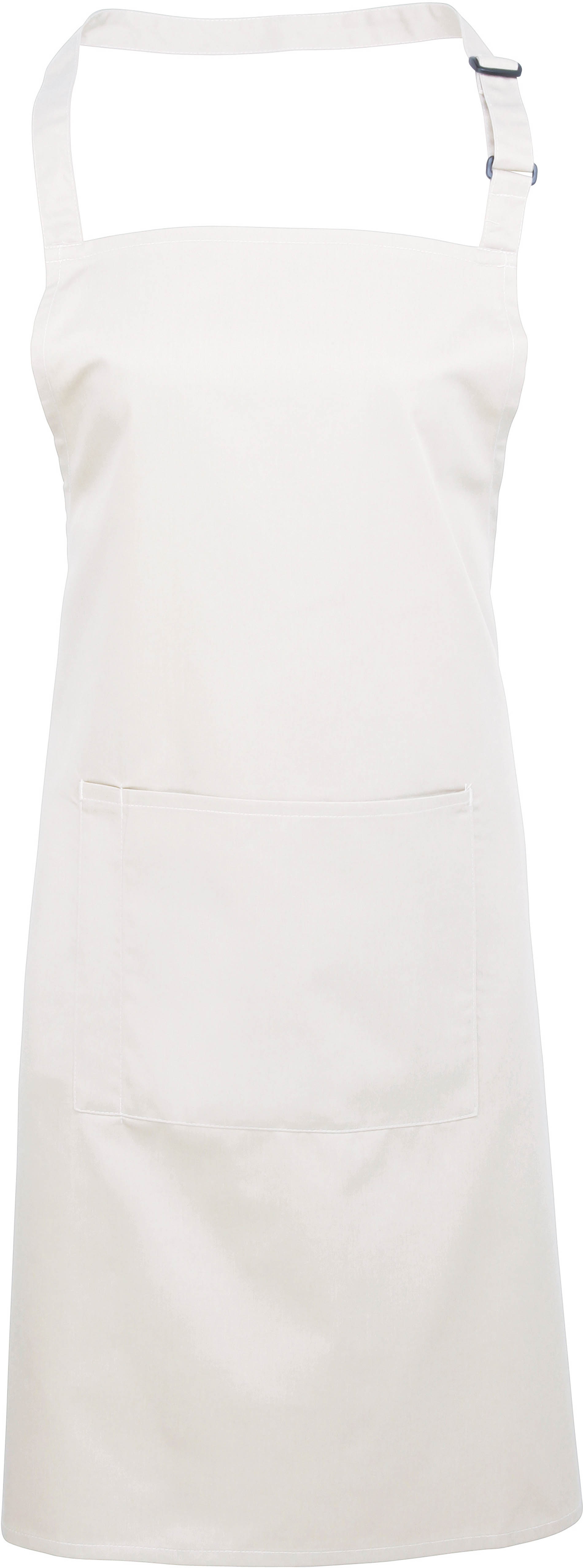 TABLIER Bavette White Blanc, à personnaliser avec le logo de votre club. TABLIER Bavette White Blanc