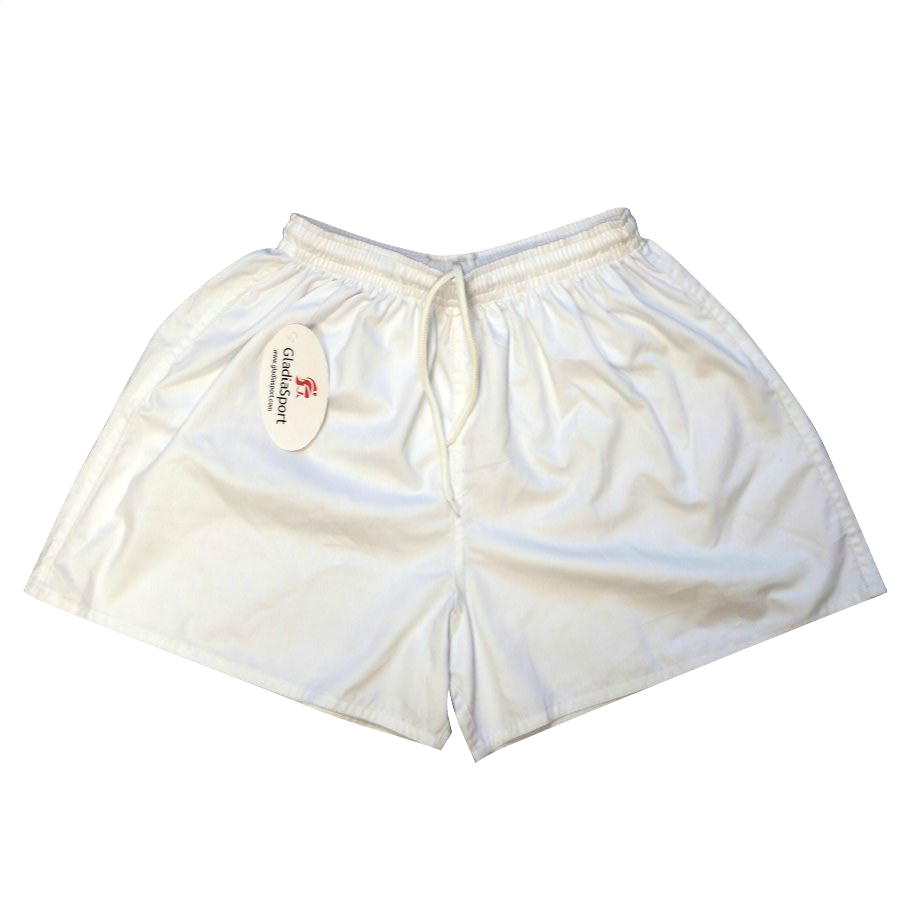 Short rugby Gladia Unis Enfants Blanc Blanc, à personnaliser avec le logo de votre club. Short rugby Gladia Unis Enfants Blanc Blanc