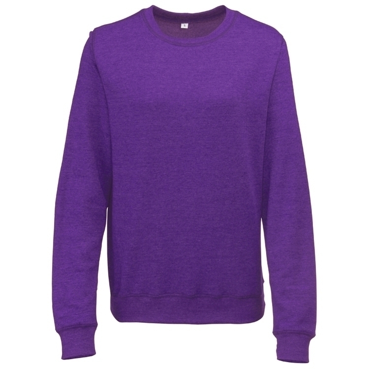 Sweat-shirt Heather Girlie Purple Heather Rose, à personnaliser avec le logo de votre club. Sweat-shirt Heather Girlie Purple Heather Rose