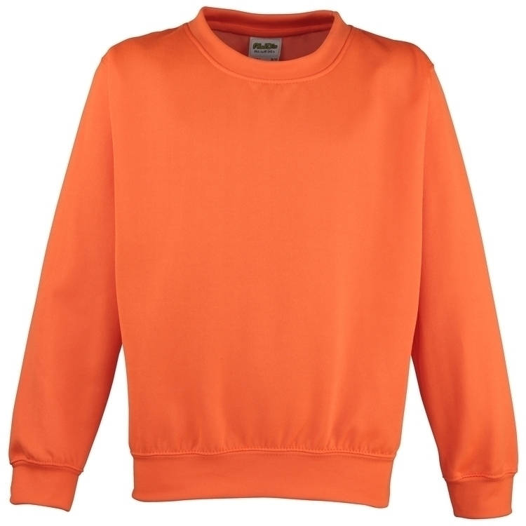Sweat-shirt electric Enfant Electric Orange Orange, Ã personnaliser avec le logo de votre club. Sweat-shirt electric Enfant Electric Orange Orange