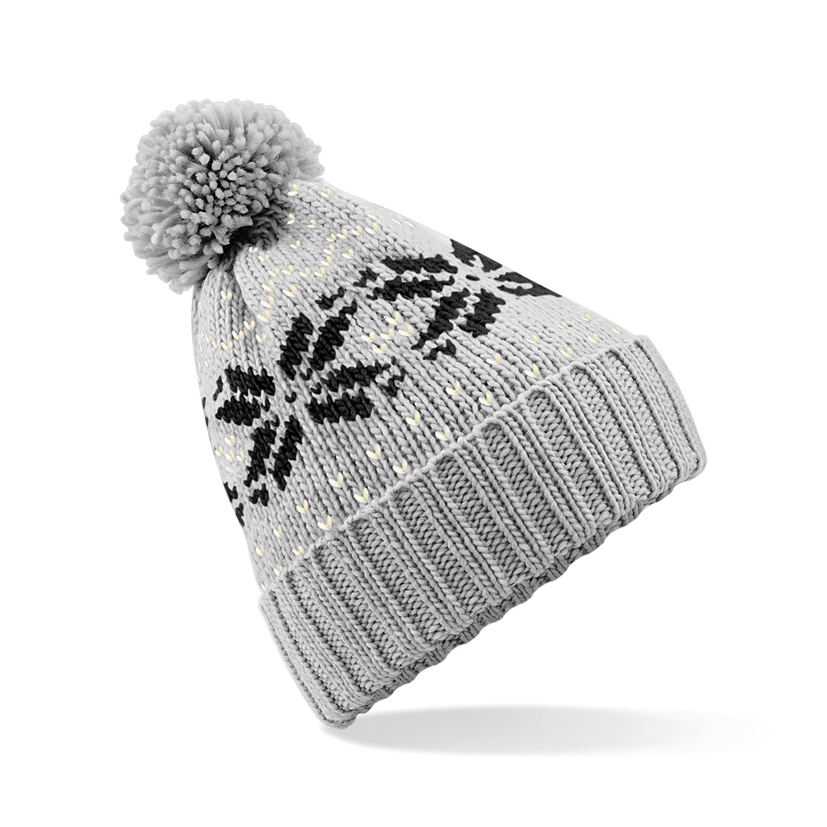 Bonnet SnowStar Gris Gris clair, à personnaliser avec le logo de votre club. Bonnet SnowStar Gris Gris clair