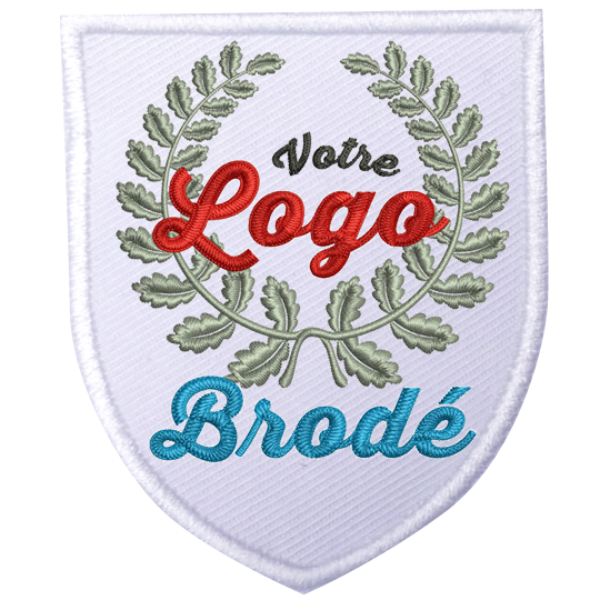Ecussons patch brodé 8 cm Belbord Impression, à personnaliser avec le logo de votre club. Ecussons patch brodé 8 cm Belbord Impression