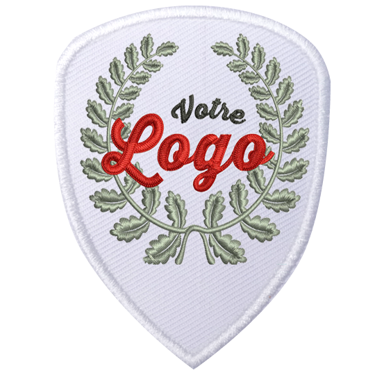 Ecusson Patch brodé 4 cm Tertrelong Impression, à personnaliser avec le logo de votre club. Ecusson Patch brodé 4 cm Tertrelong Impression