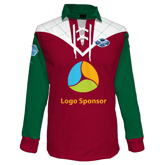 Maillot Rugby Vintage GladiaSport SurMesure Impression, à personnaliser avec le logo de votre club. Maillot Rugby Vintage GladiaSport SurMesure Impression