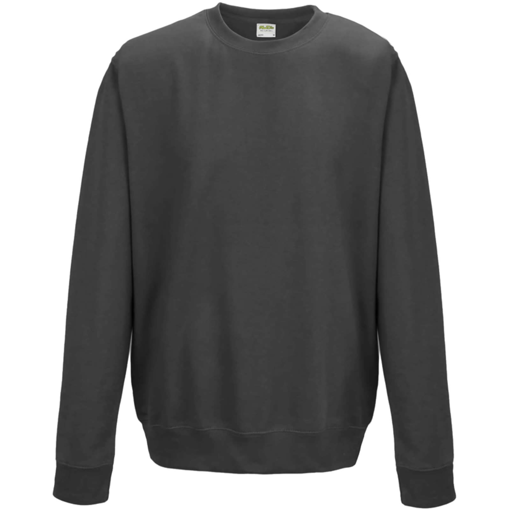 Sweat-shirt Col rond Charcoal* Gris