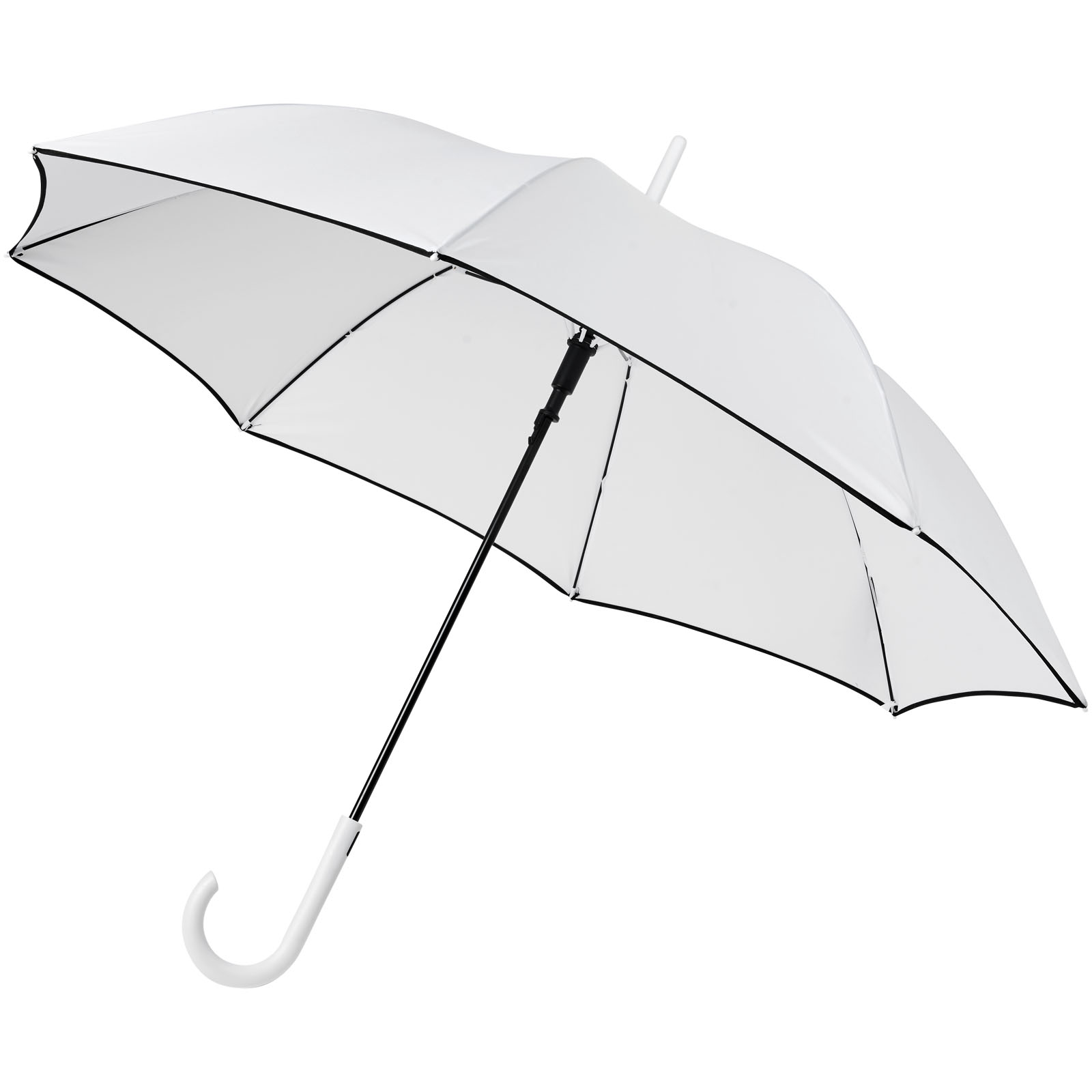 Parapluie tempête coloré à ouverture automatique 23' Kaia - Blanc imprimé  et personnalisé pour votre entreprise - Crafters