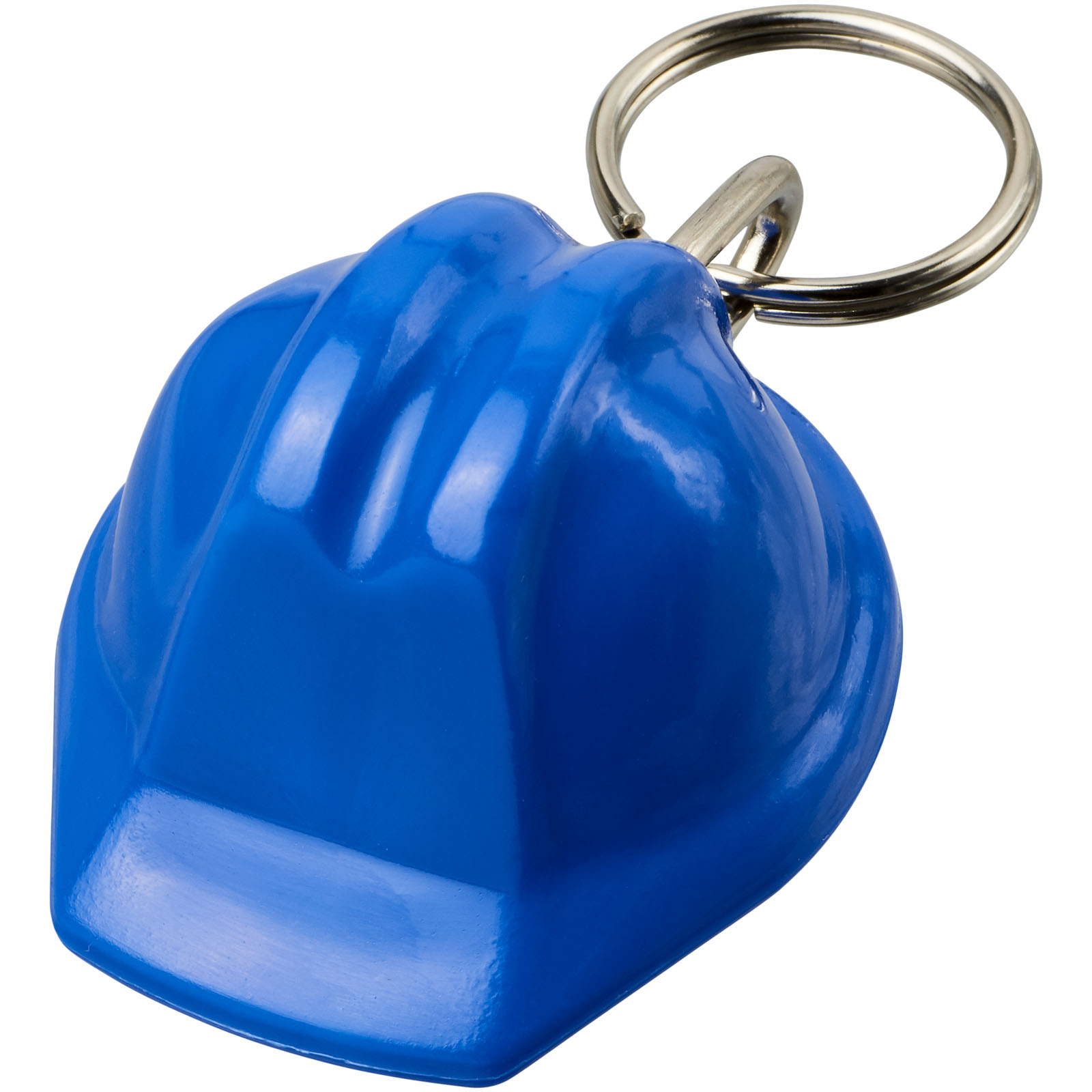 Porte-clés en forme de casque de chantier Kolt - Bleu imprimé et