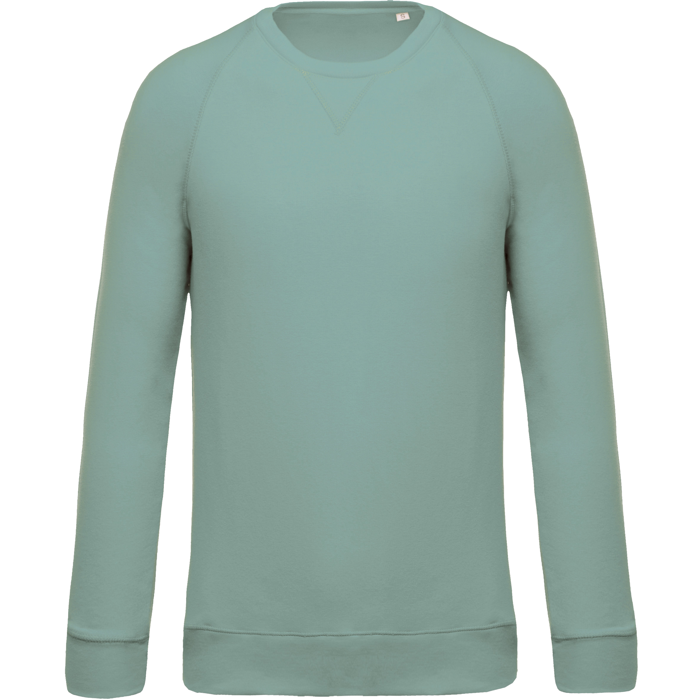 Sweat-shirt Bio col rond manches raglan homme - Sage imprimé et  personnalisé pour votre entreprise - Crafters