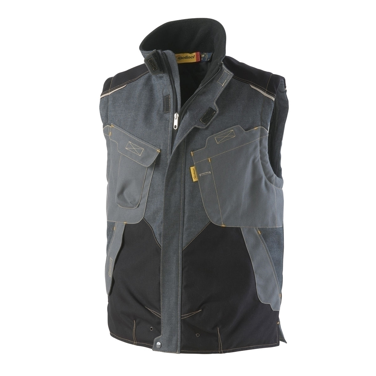 GILET MATELASSÉ OUTFORCE 2R Bleu Jean,BleuGraphite, à personnaliser avec le logo de votre club. GILET MATELASSÉ OUTFORCE 2R Bleu Jean,BleuGraphite