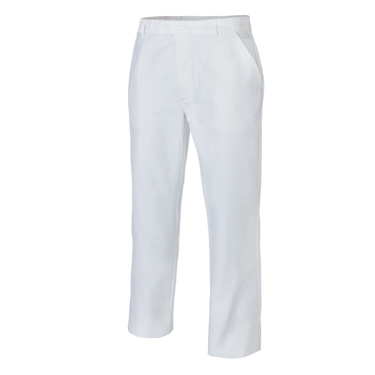 PANTALON DE TRAVAIL BASIQUE blanc Blanc, à personnaliser avec le logo de votre club. PANTALON DE TRAVAIL BASIQUE blanc Blanc