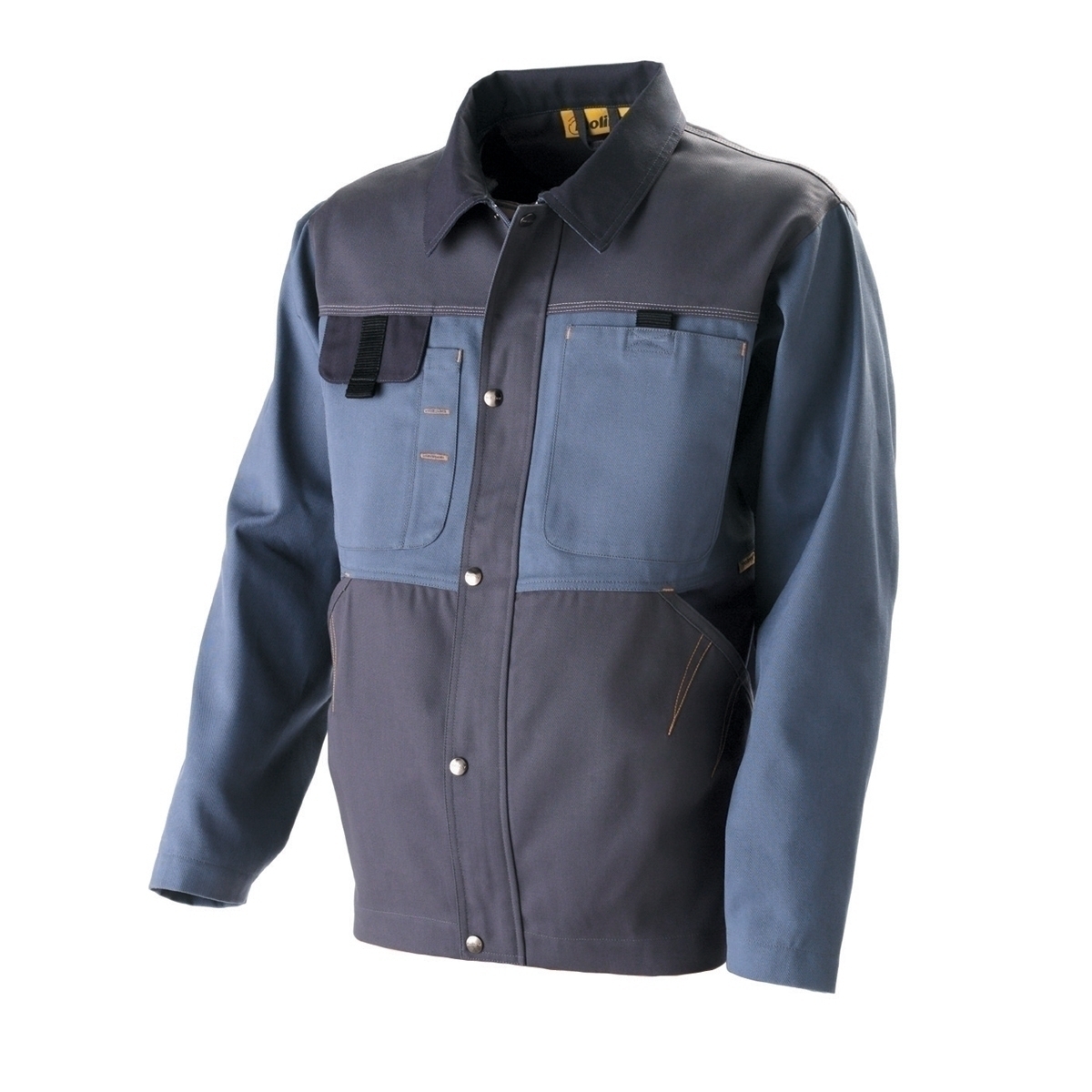 VESTE MILLIUM Bleu Bleu,Gris B, à personnaliser avec le logo de votre club. VESTE MILLIUM Bleu Bleu,Gris B