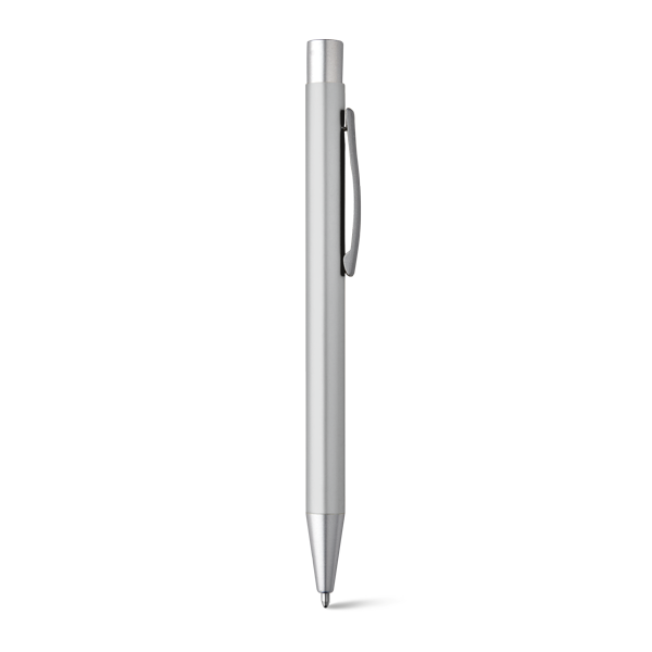 LEA. Stylo à bille. Argenté satiné Argent, à personnaliser avec le logo de votre club. LEA. Stylo à bille. Argenté satiné Argent